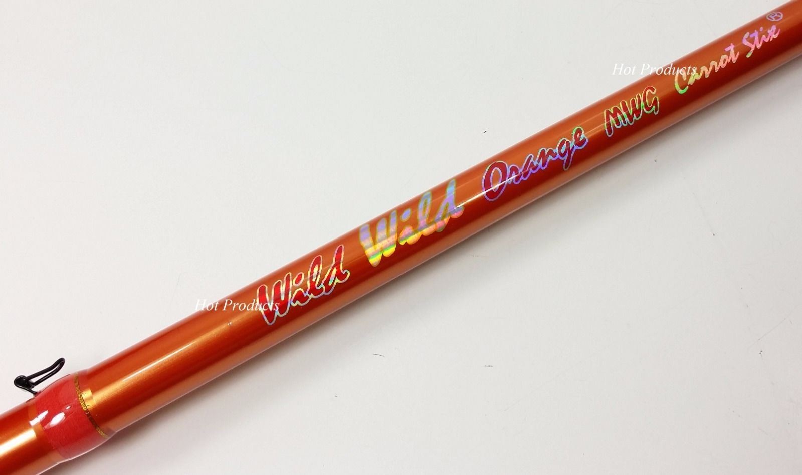 Carrot Stix CASTING 7′ MEDIUM Wild Orange PLUS w/ MicroWave Guides Fishing Rod