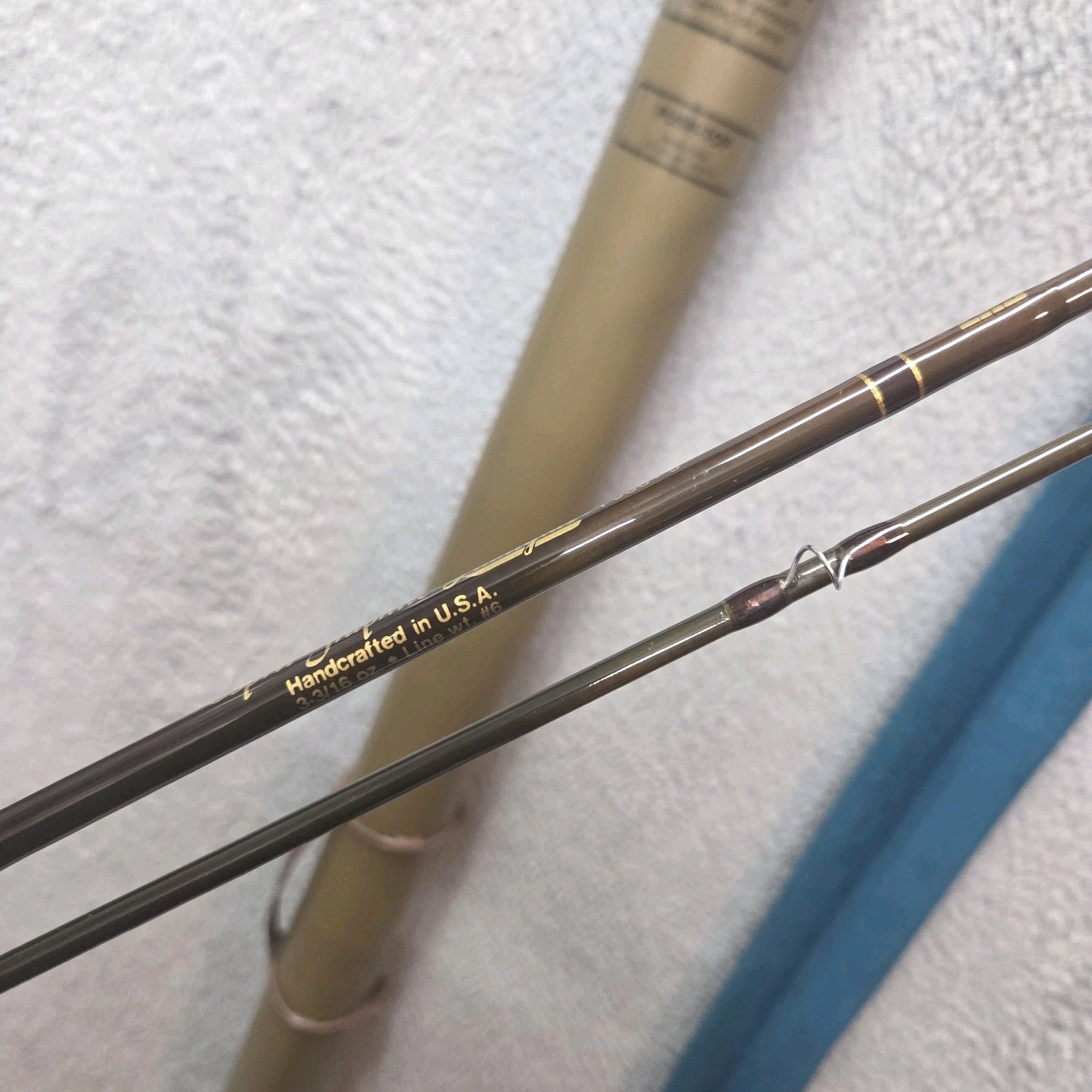 Vintage Esprit Graphite by Lamiglas F906.9 fly rod. Tube Is For Reference.