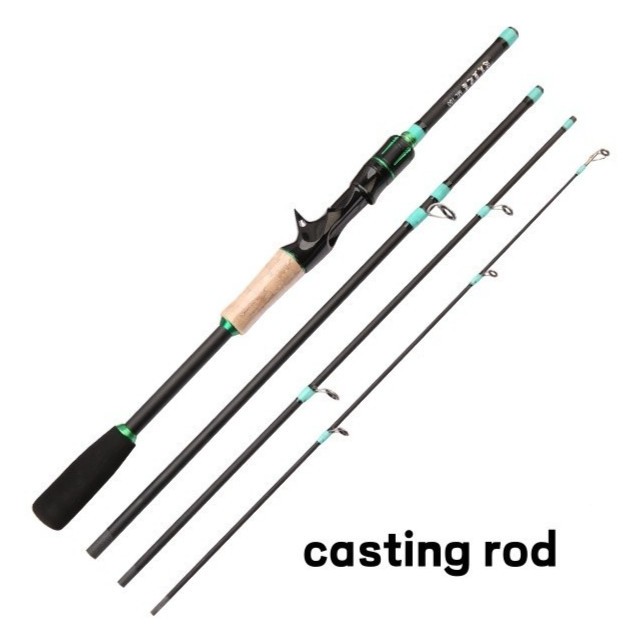 Fishing Rod Casting Spinning Rod Carbon Fiber Trout Ultra-Light Pole Fast Action