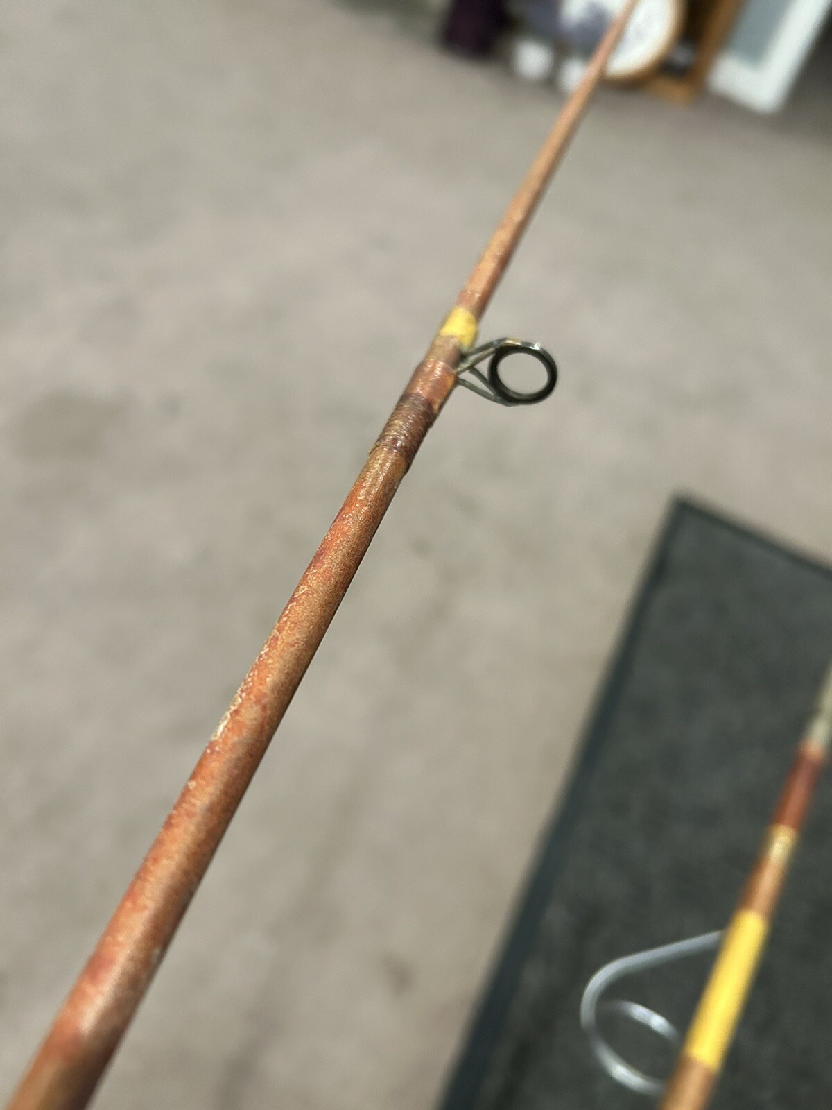 Vintage WRIGHT & McGILL Granger “Steelie” 2 Piece Spinning 8’6″ Rod Colorado US