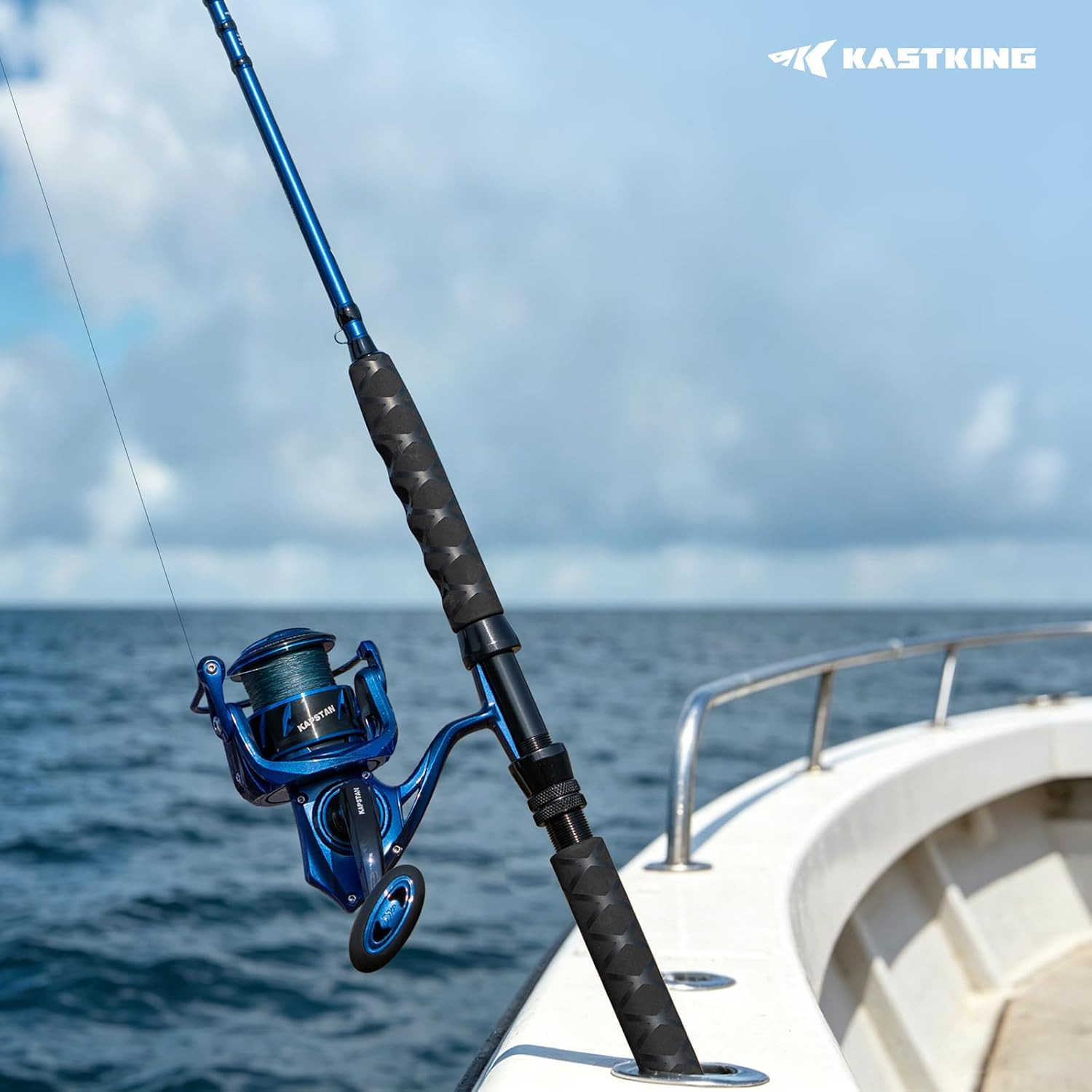 KastKing Kapstan Saltwater Spinning Rod, Boat & Surf Fishing Rod, Lightweight S-