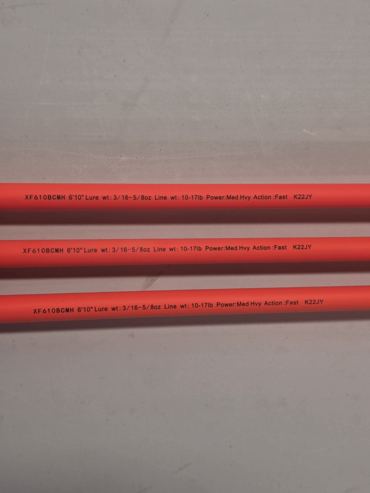 (LOT OF 3) Lew’s Xfinity Speed Stick 6’10” Medium Heavy Fast