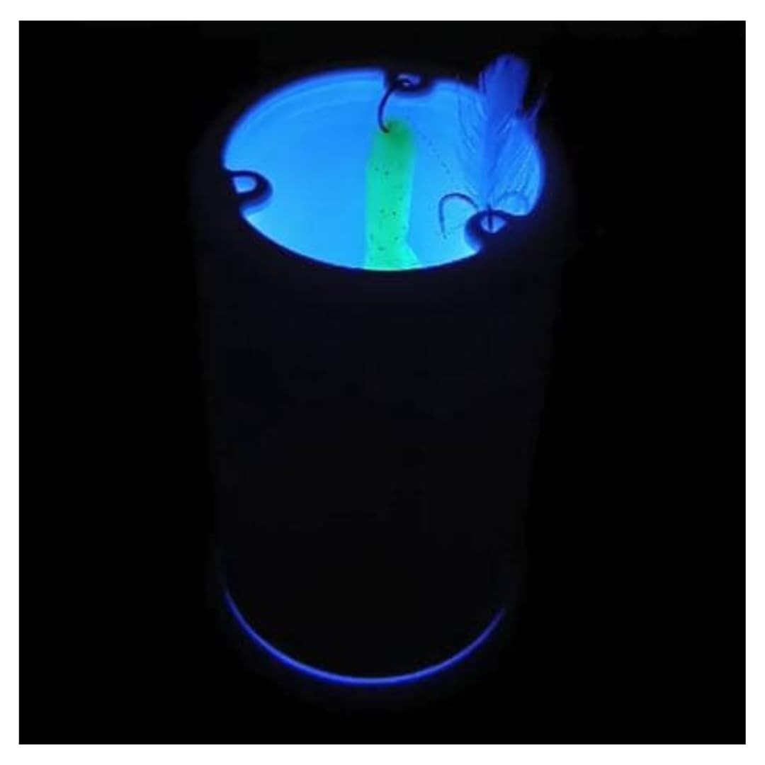 Aramish GloCast – Instant UV Light Charger Glow Cup Fishing for Glow Lures 6″