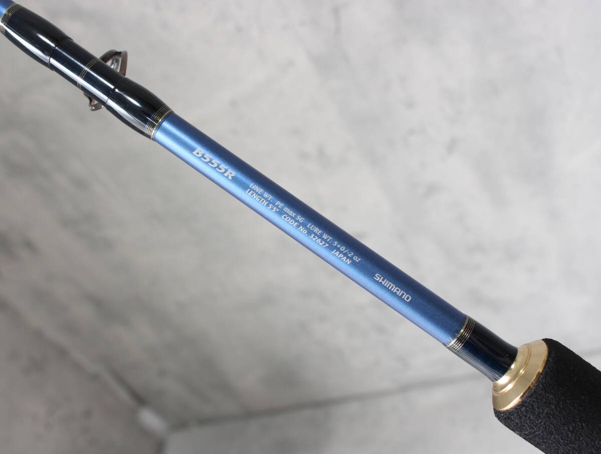 SHIMANO OCEA Blue Rose B555R Fishing Rod 1.65m 5ft 5in 1pc PE max 5G Lure WT 5+0