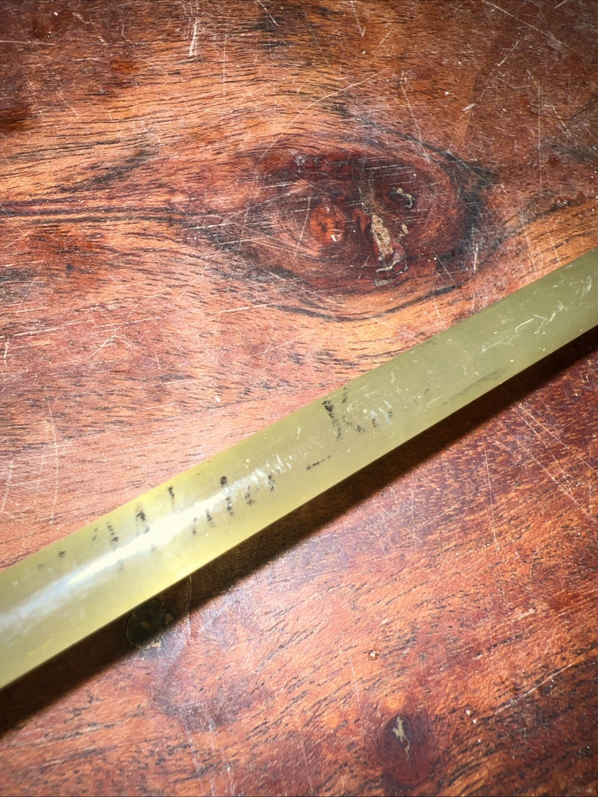 Vintage Water King Bait Casting Clear Fiberglass Rod w/ Rubber Grip 5’10” 2pc