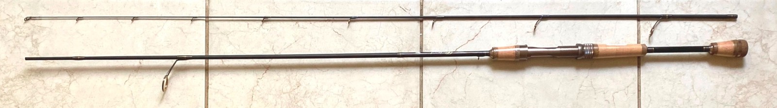 High modulus Graphite Trout Spin Rod – 2 section 7’0″ – Light Guides -New