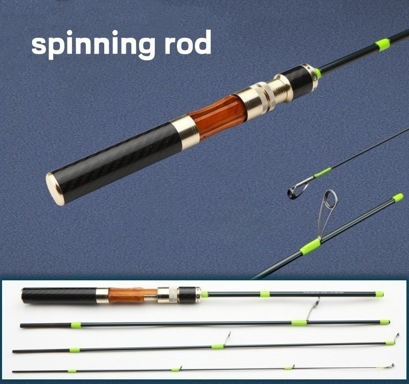 Fishing Rod Spinning Casting Rods Lure Carbon Fiber Ultra Light Fast Action Pole