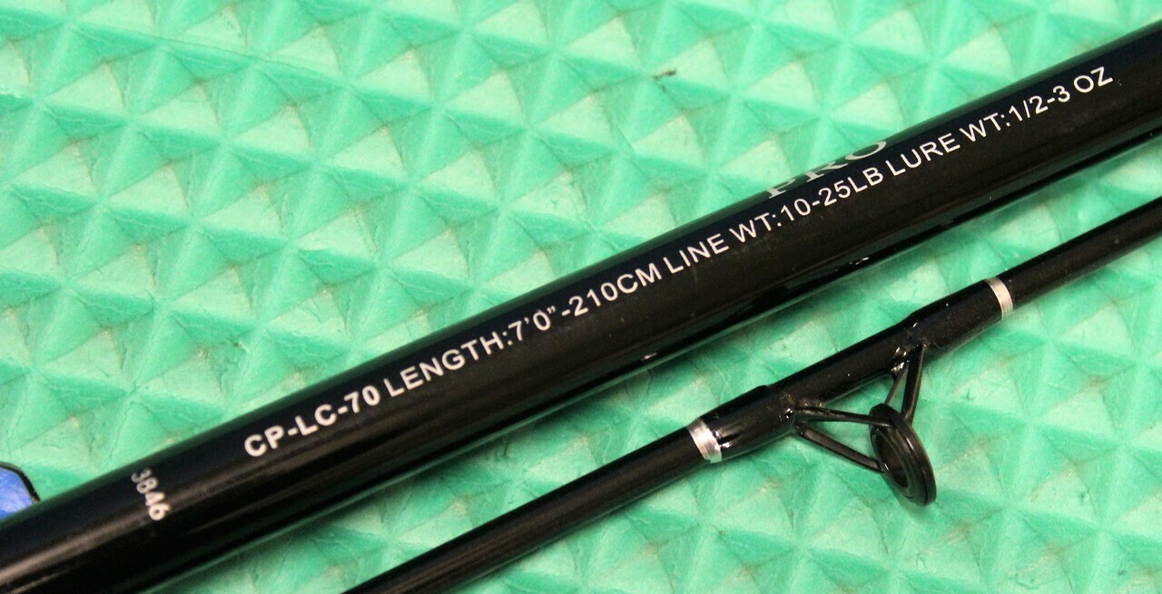 Okuma Classic Pro Black 7′ 0″ 2-Piece Medium Lead Core Trolling Rod CP-LC-70