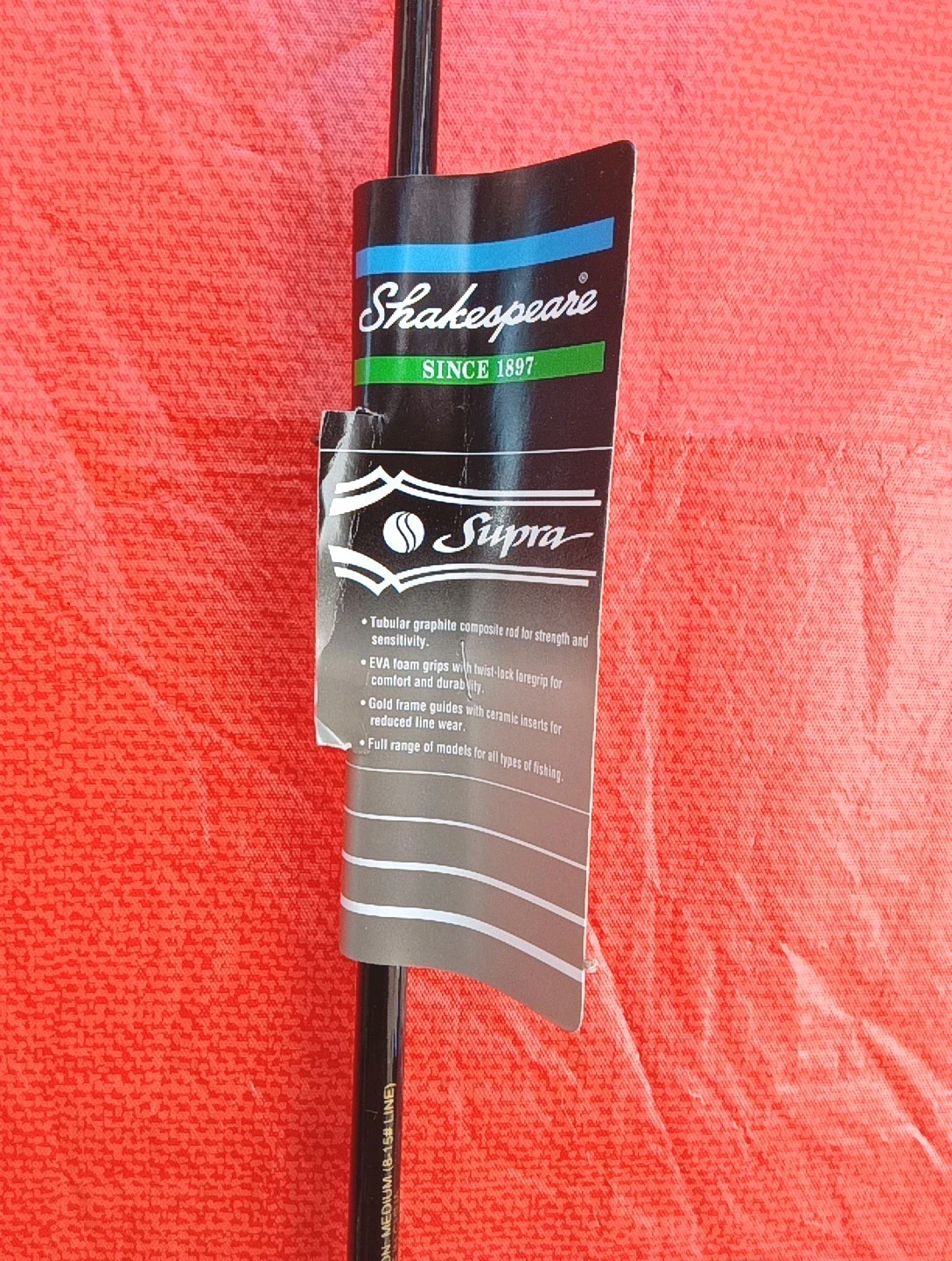 Shakespeare Supra TM BC 1656 1M BAITCASTING Fishing Rod BRAND NEW VTG RARE OOAK