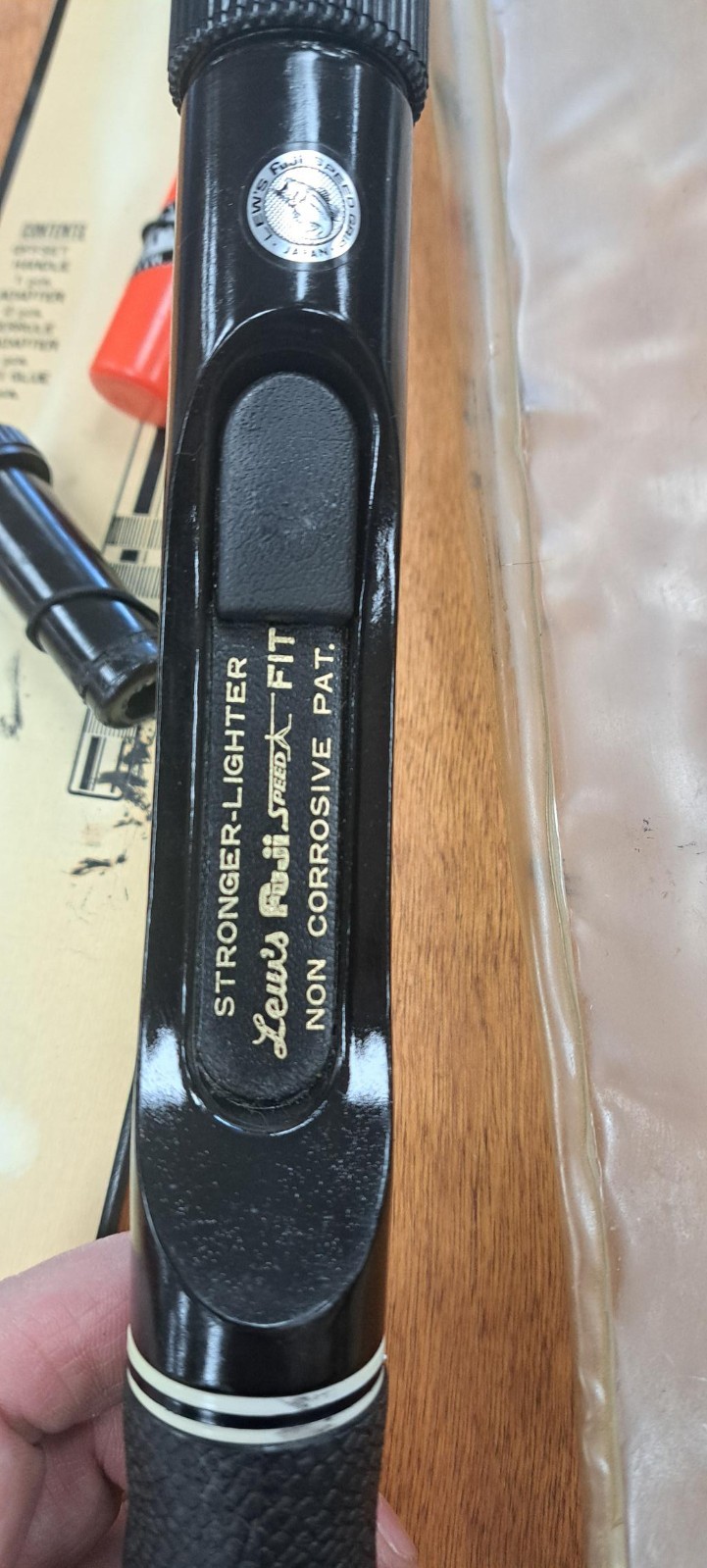 Vintage Lew’s Fuji Speed Grip Fishing Pole Handle kit NOS