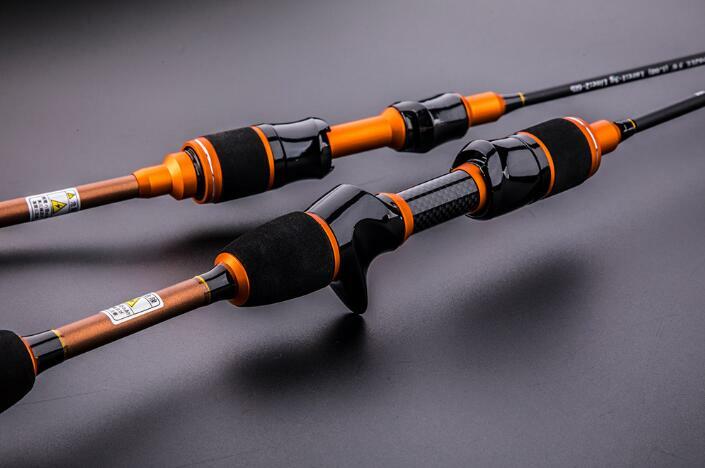 1.68/1.8m Carbon UL Spinning Rods 1-5g Lure Weight Ultralight Spinning Rod 2-6LB