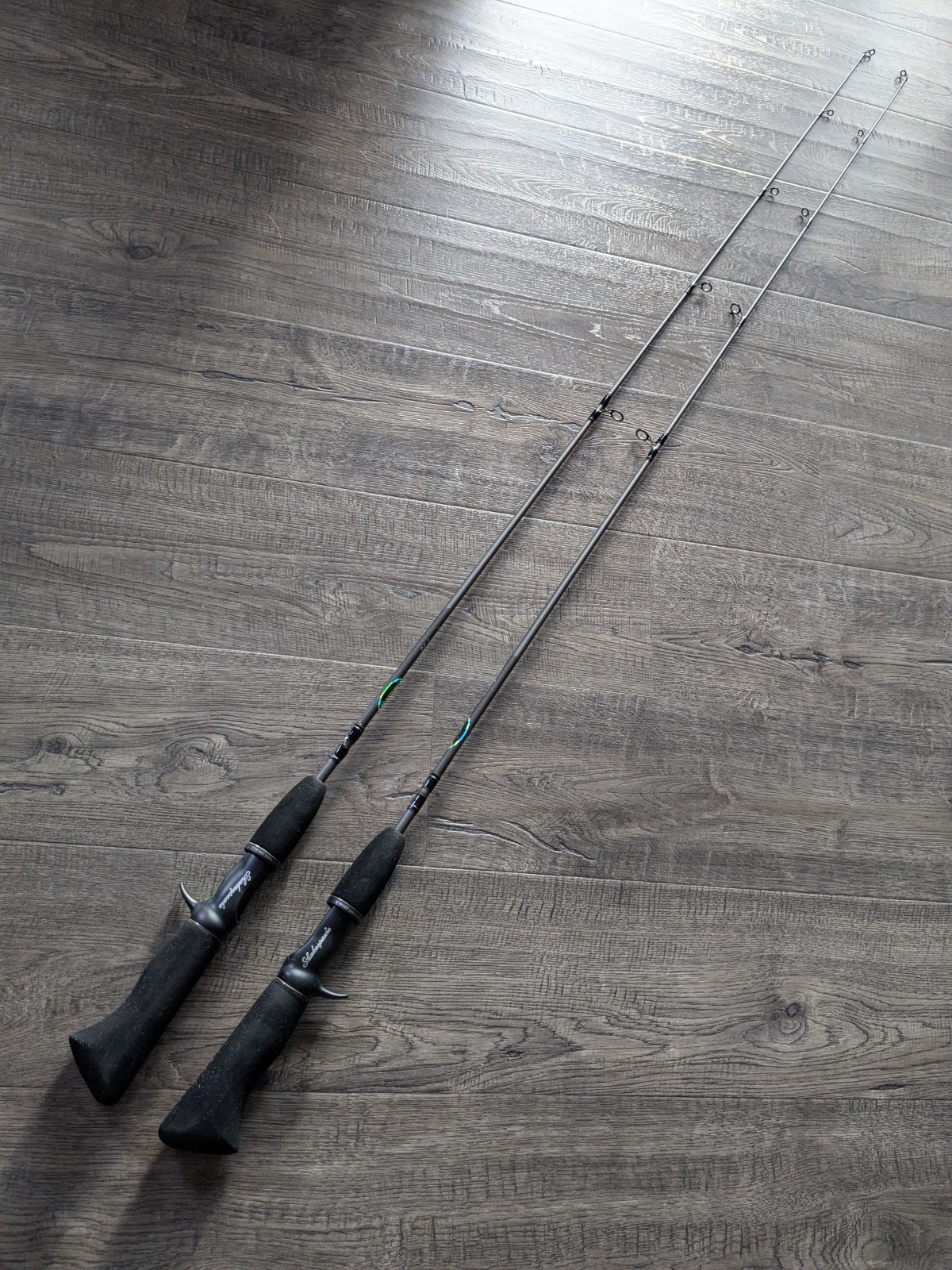 Lot of 2 Shakespeare SYNERGY 4’6″ 1PC Ultra Light Matching Micro Casting Rods