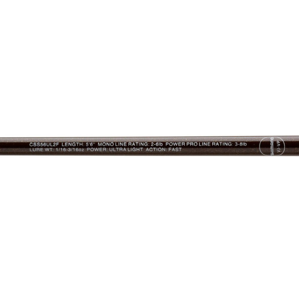 Shimano Clarus F 5’6″ Ultra Light 2-Piece Spinning Rod – (CSS56UL2F)