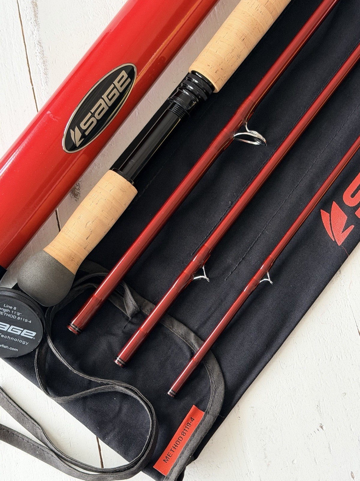 **BEAUTIFUL** SAGE METHOD X 8wt. 11’9”in SWITCH/SPEY Rod!!!!