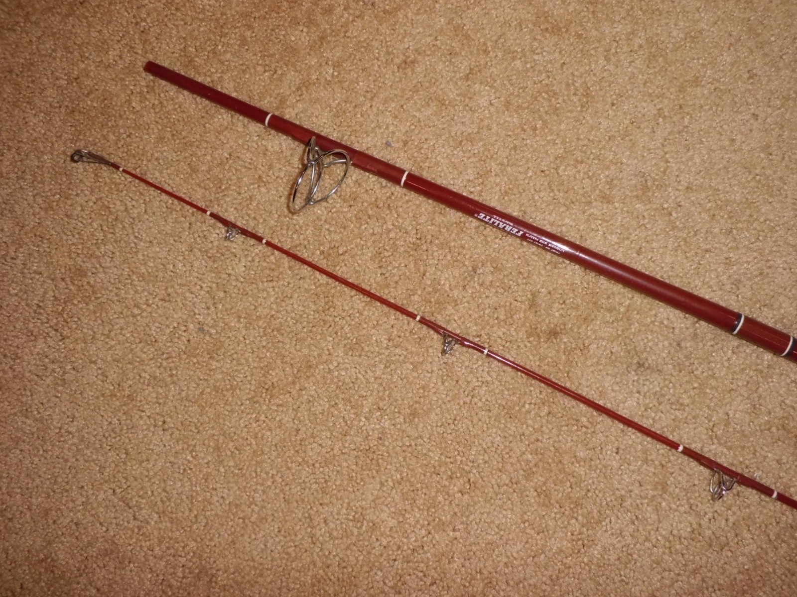 Vintage Fenwick PLS75 Spinning 7’6″ Rod made in USA- 6-12lb test #I 46496