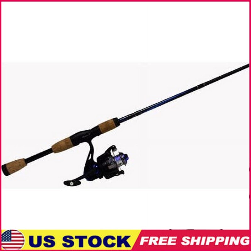 Conquest Crappie Fishing Rod Reel Combo 6ft6in Spinning 2500 Fishing Gear New