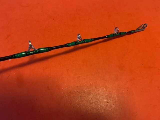 CUSTOM BUILT CALSTAR 6465 6 FOOT 6 INCH 20 TO 50 LB FISHING ROD PERFECTION FUJI