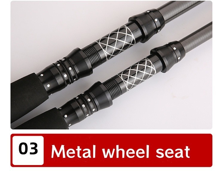 Portable Telescopic Fishing Rods Carbon Fiber Trout Travel Rod Lightweight Pole