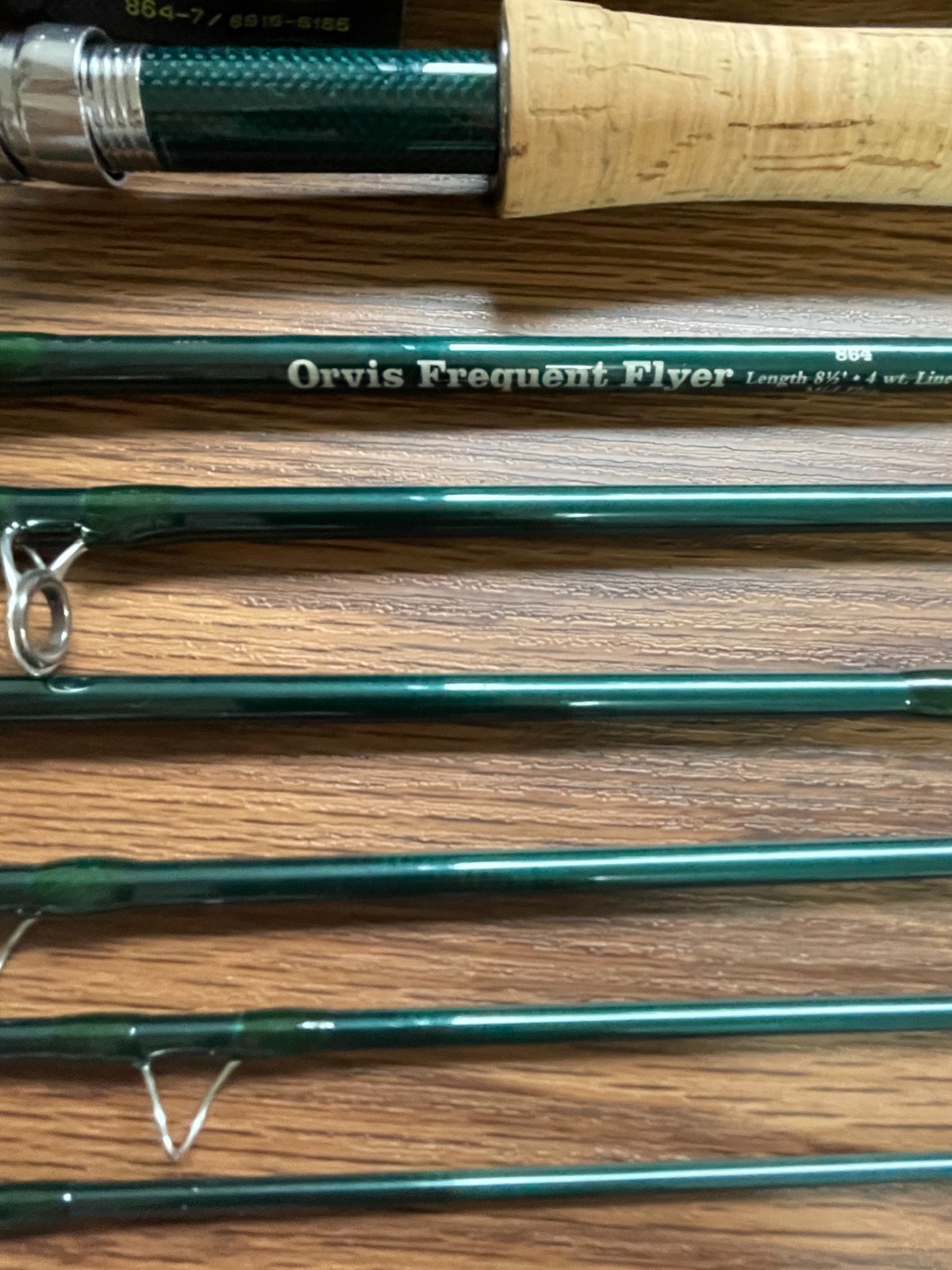 Orvis Frequent Flyer 864-7 #4 wt Line 8’6″ Mid Flex 7P Tube Used Fly Fishing Rod