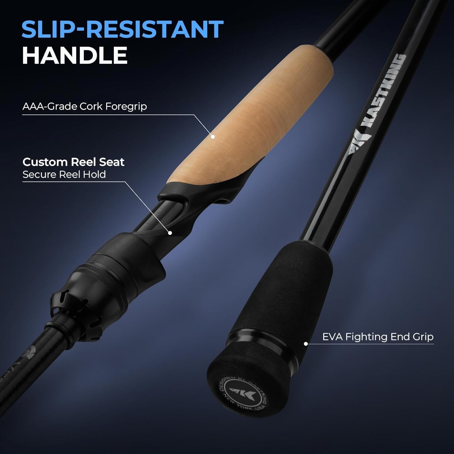 Verus Technique Twin-Tip Bass Fishing Rod – IM7 Graphite Blanks with Nano Res…