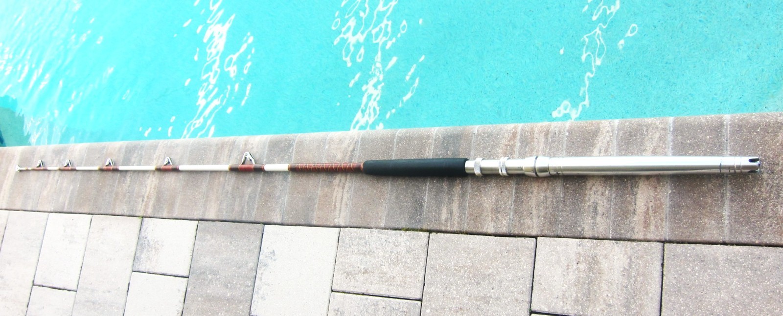 Vintage Custom FENWICK IGFA-40 Stand-Up Rod: 7’3″, 40-80lb – USED COND!!! 1