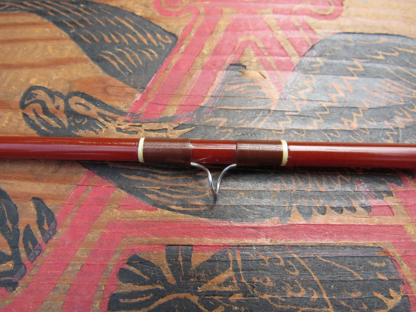 Vintage Fenwick FF85 Feralite 8″6″ Fly Rod USA Made Fiberglass 7-8-9 Excellent