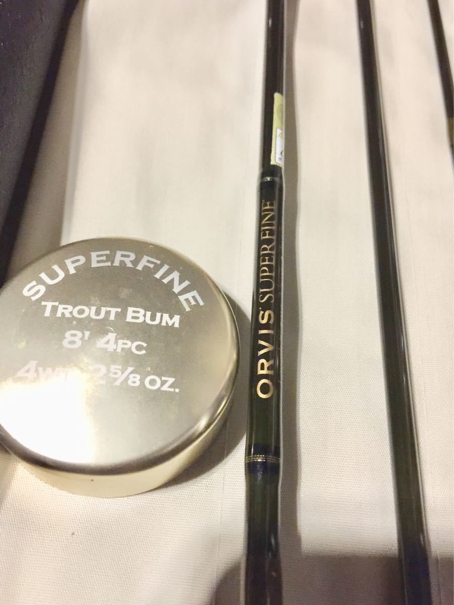 Orvis Superfine Trout Bum 8ft00in #4 4pc 1top.