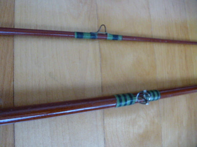 Vintage Fly Fishing Rod Thomassin 1st Gen, Fiberglass made in Canada great fish