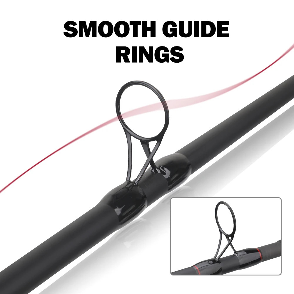 ROLLFISH 3.6M/3.9M Carbon Fiber Feeder Fishing Rod with 3 Spare Solid Tips, Pole
