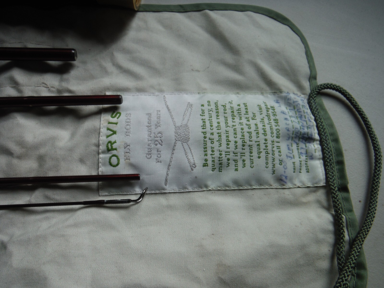 orvis zero gravity 7 weight, 9.5 ft tip flex 5.25 oz.