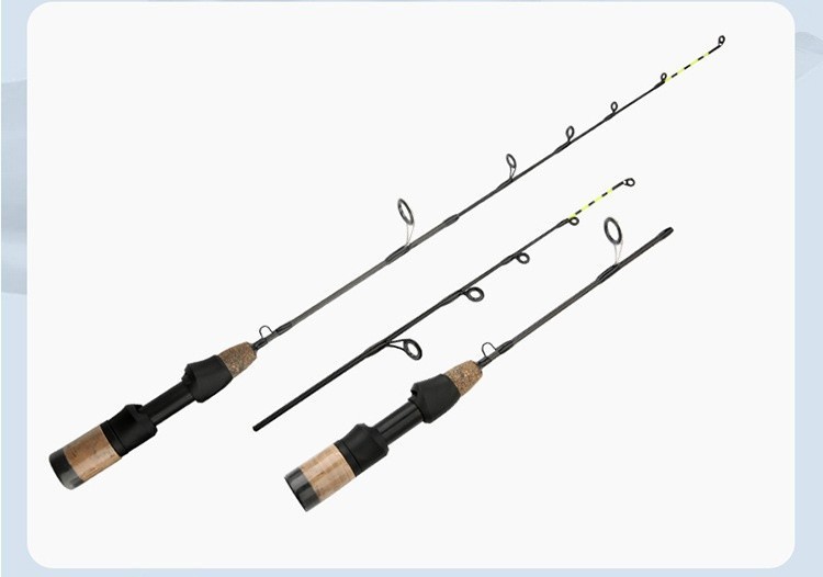 Ice Fishing Rod Carbon Fiber Fast Action Casting Spinning Travel Rod Carp 60cm