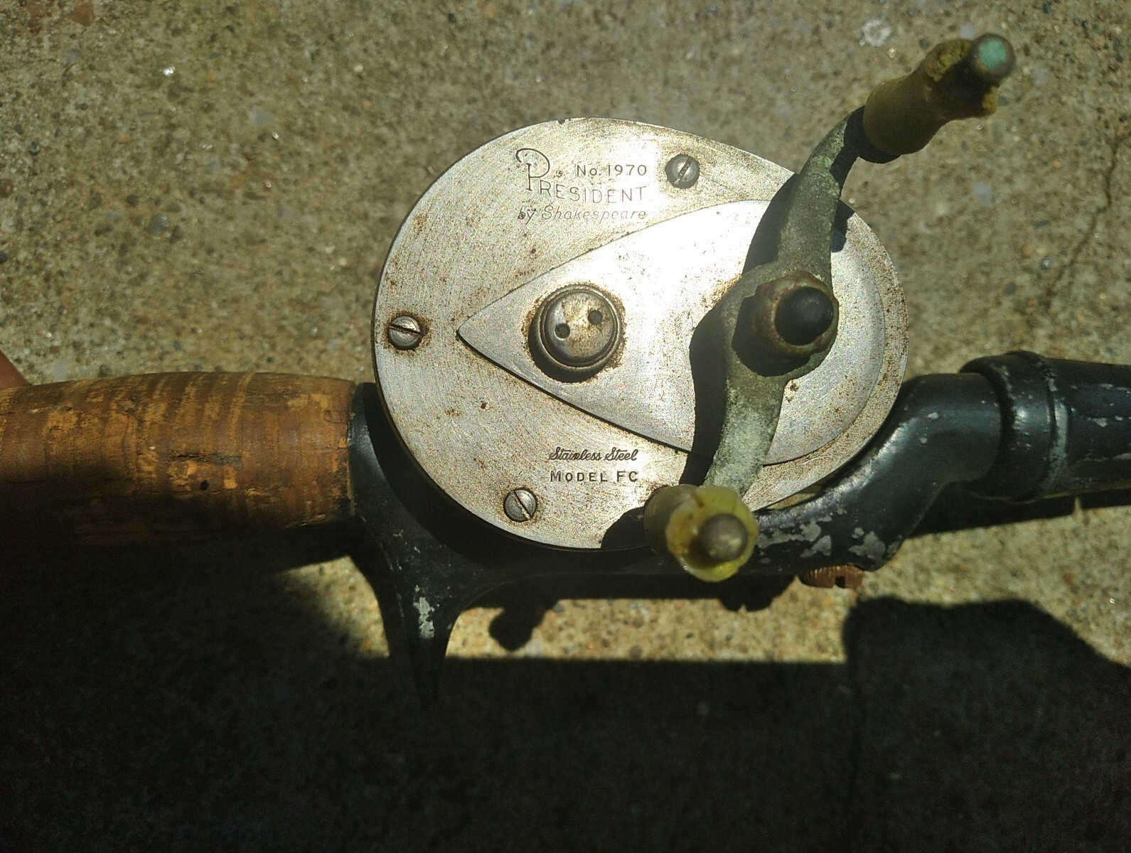 Vintage Shake Speare No 1970 Real And Thaniom Square Butt Rod