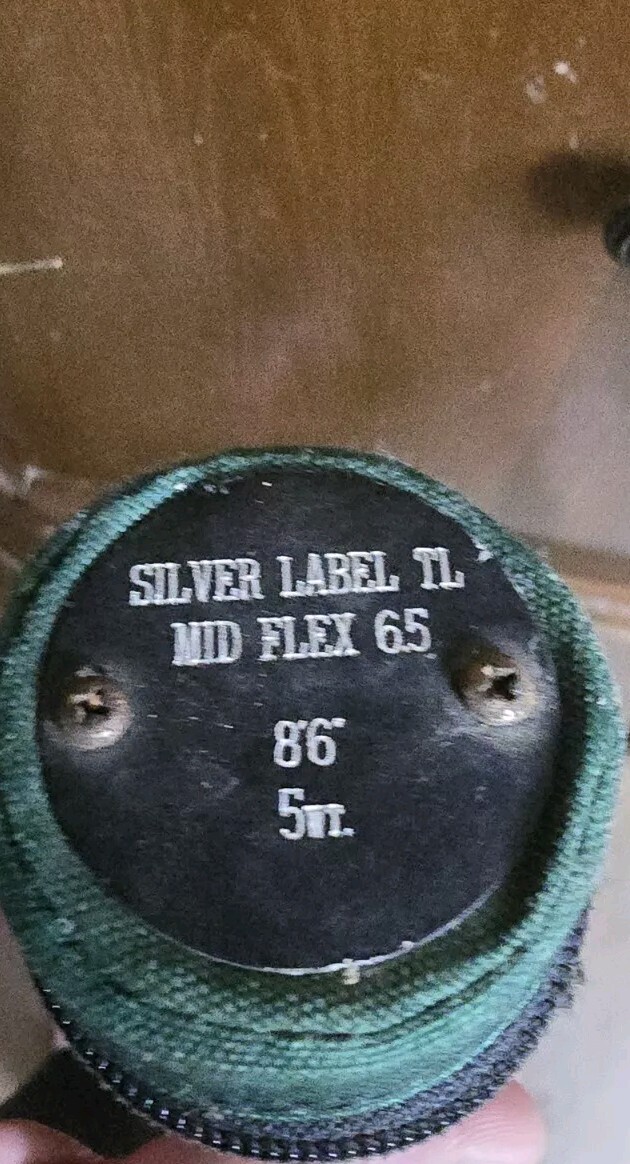 Orvis Silver Label TL Mid-Flex 6.5 Fly Rod. 8 1/2 ‘-Wt 2 7/8oz-5wt Line W Tube