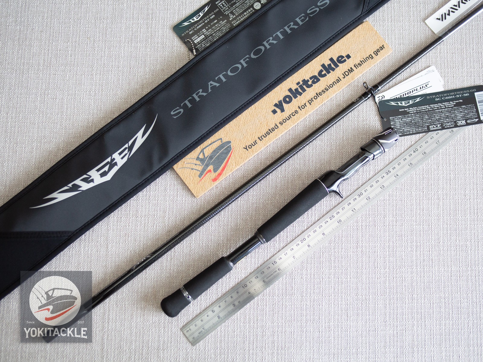 Daiwa STEEZ SHORE COMPETITION SC C68H – ST-SB STRATOFORTRESS 68 Rod