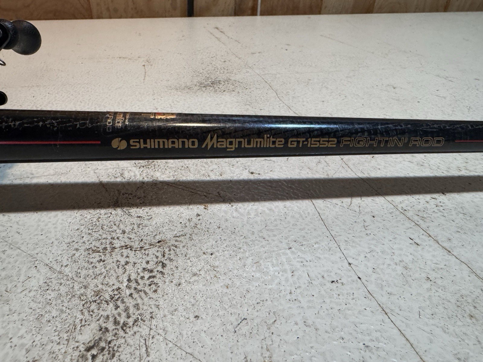 Vintage Shimano Magnumlite Gt-1552 Fightin Rod W/bantam Reel