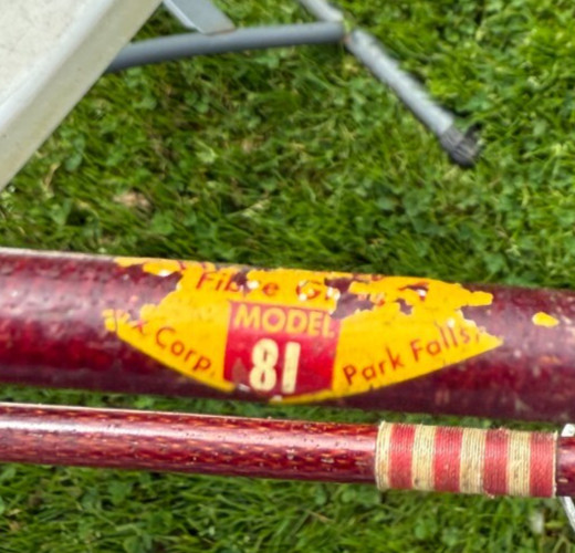 Vintage St Croix Chippewa 6′ 9″ Fly Rod 2 Pc Fishing Pole Fiberglass-Cork Handle