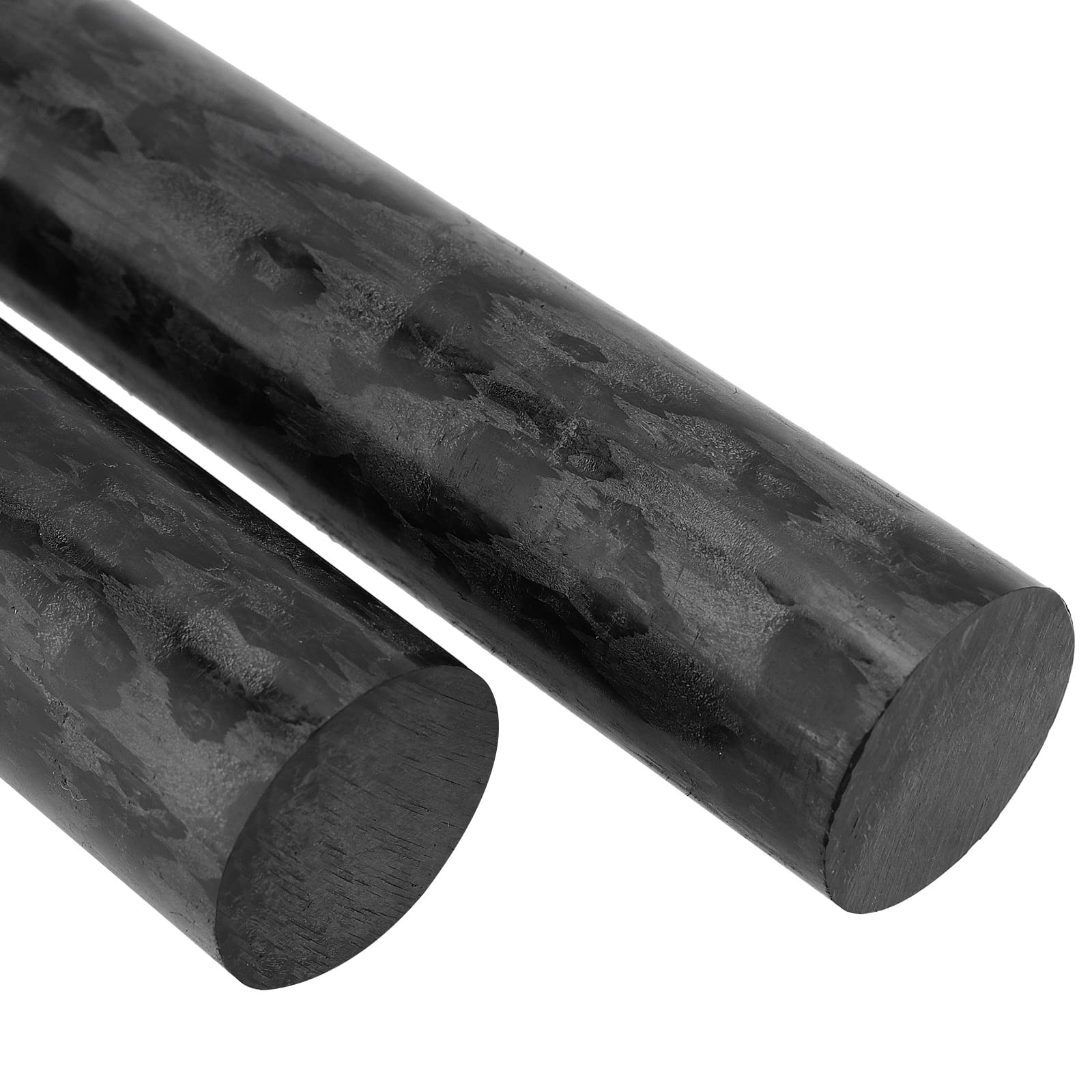 Round Acetal Copolymer Rods 4 Pack 1×12 Inch Opaque Black Plastic Standard