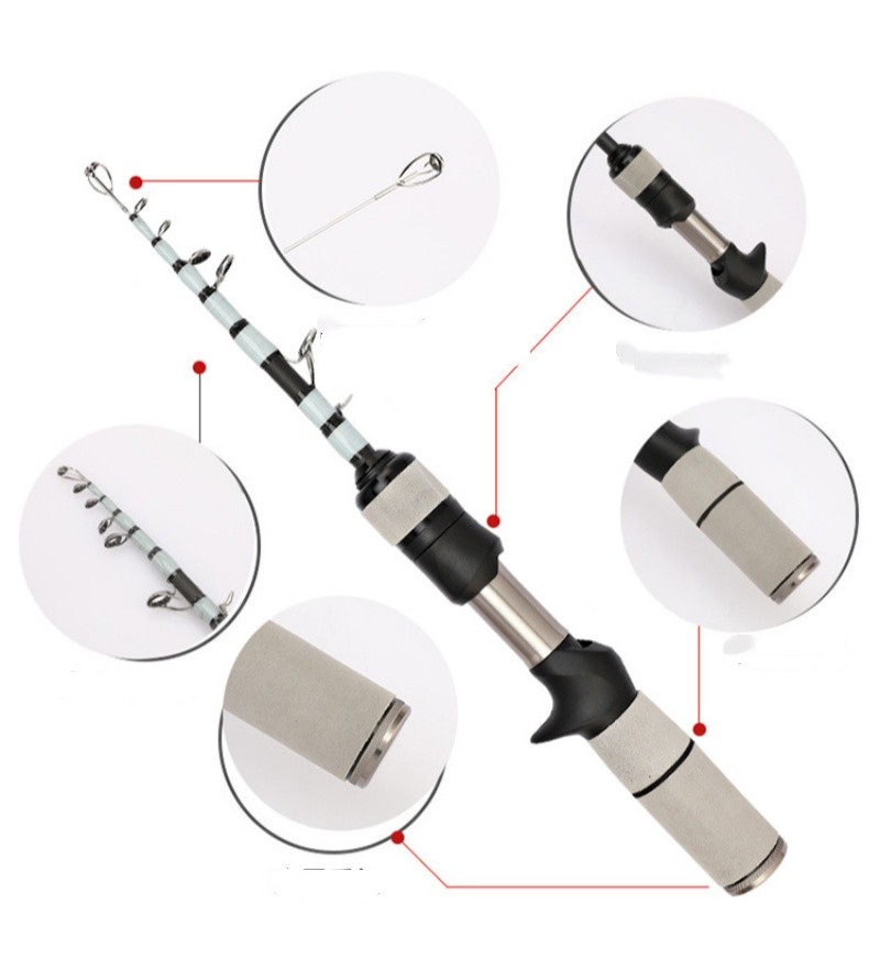 Telescopic Fishing Rods Ultralight Spinning Casting Rod Carbon Fiber Stream Rod