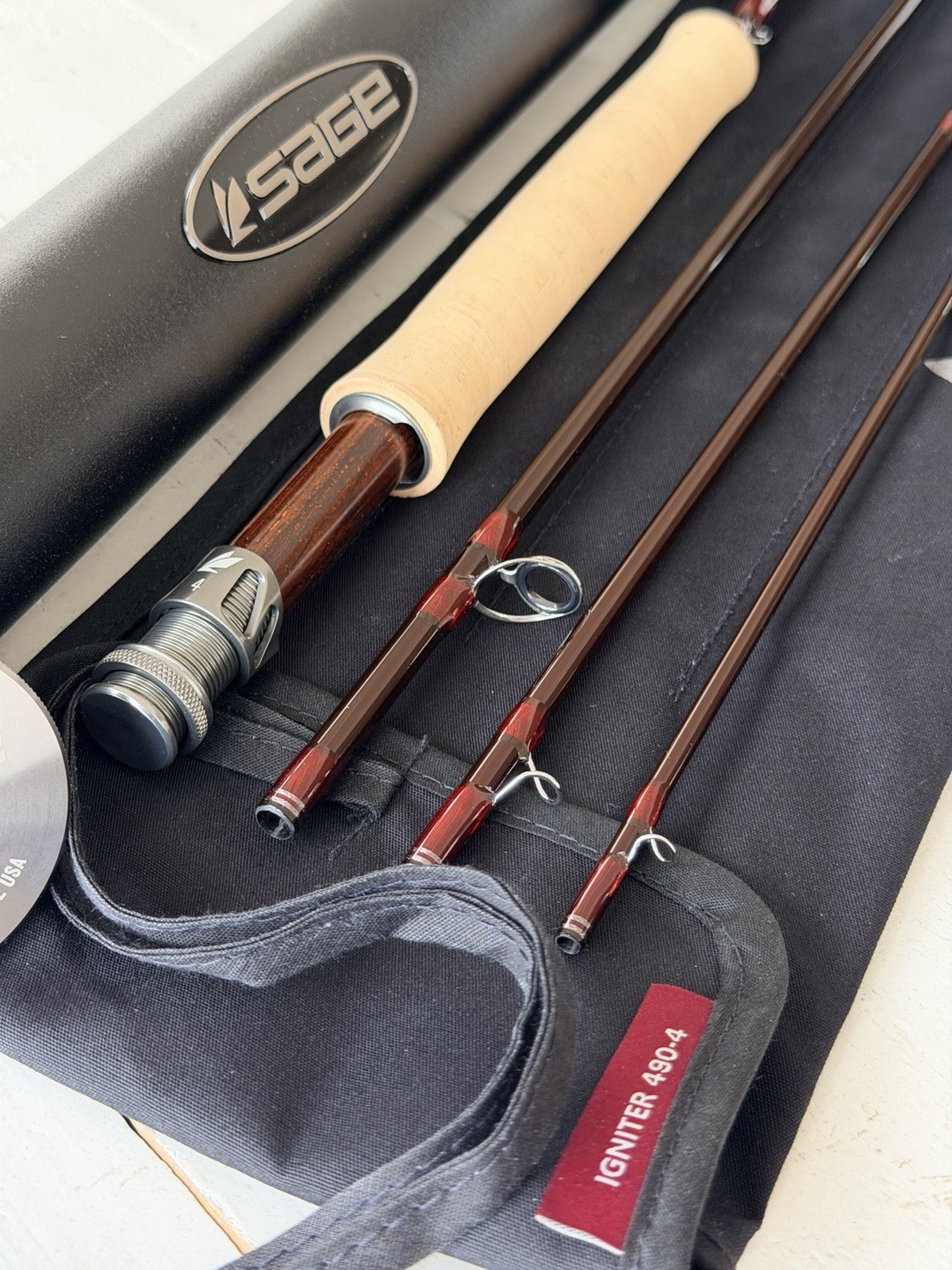 **BEAUTIFUL** 🔥SAGE IGNITER 4wt. 9’ft FlyRod!!! 🔥~ROCKET~