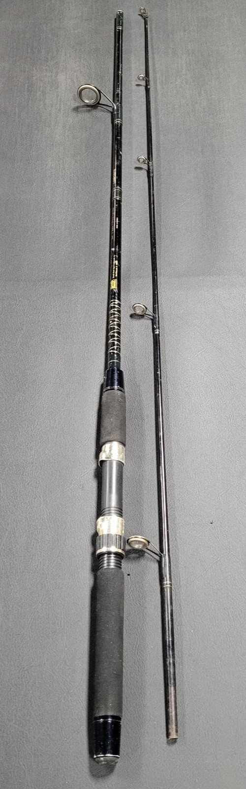 South Bend Black Beauty 6’6″ Walleye Medium Action #3345 Spinning Rod, VG Cond