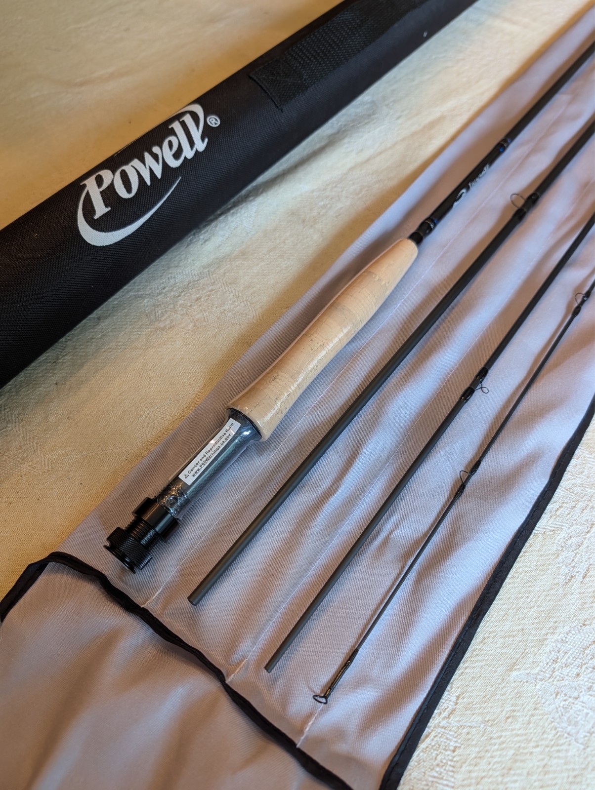 Powell Legacy XL 906-4 Fly Fishing Rod ( 9′ — 6wt — 4 Piece ) MINT in TUBE