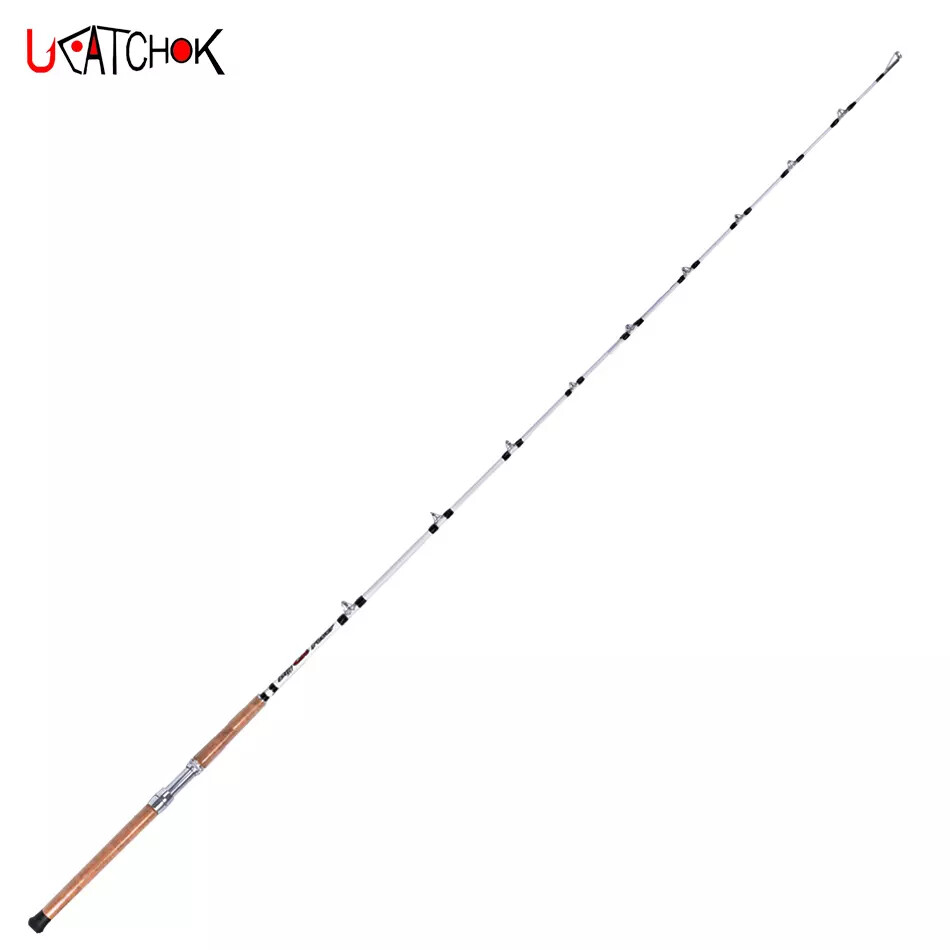 Ucatchok~Catfish~Casting Fishing Rod~7’6″~1 pc~Med Heavy~Metal reel seat~Cork