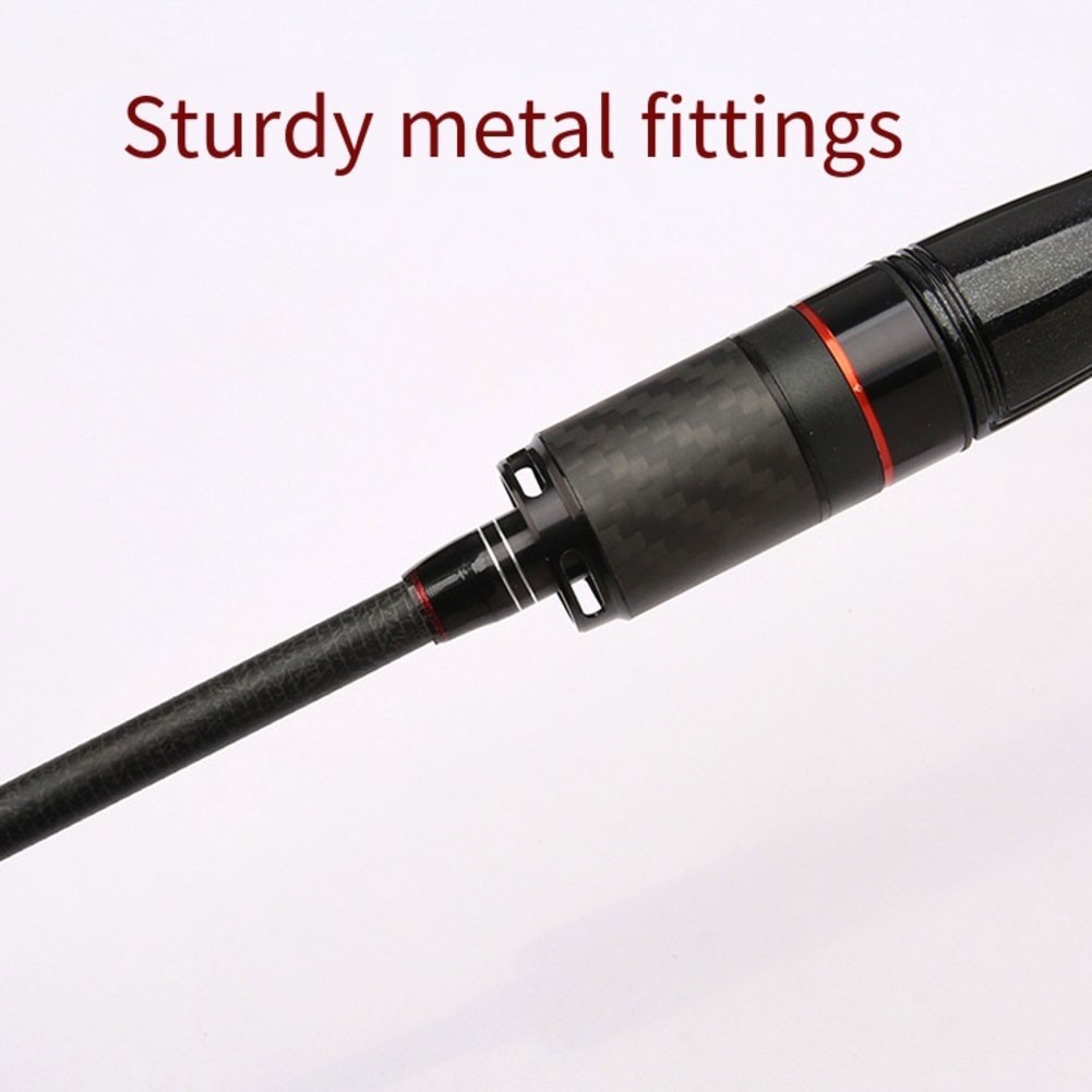 150cm 160cm Portable Mini Fishing Rod Carbon Fiber with Silicon Carbide Rings