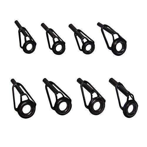 8 Pieces Fishing Rod Tip Repair Kit Rod Tips Kit Replacement for Freshwater Sal