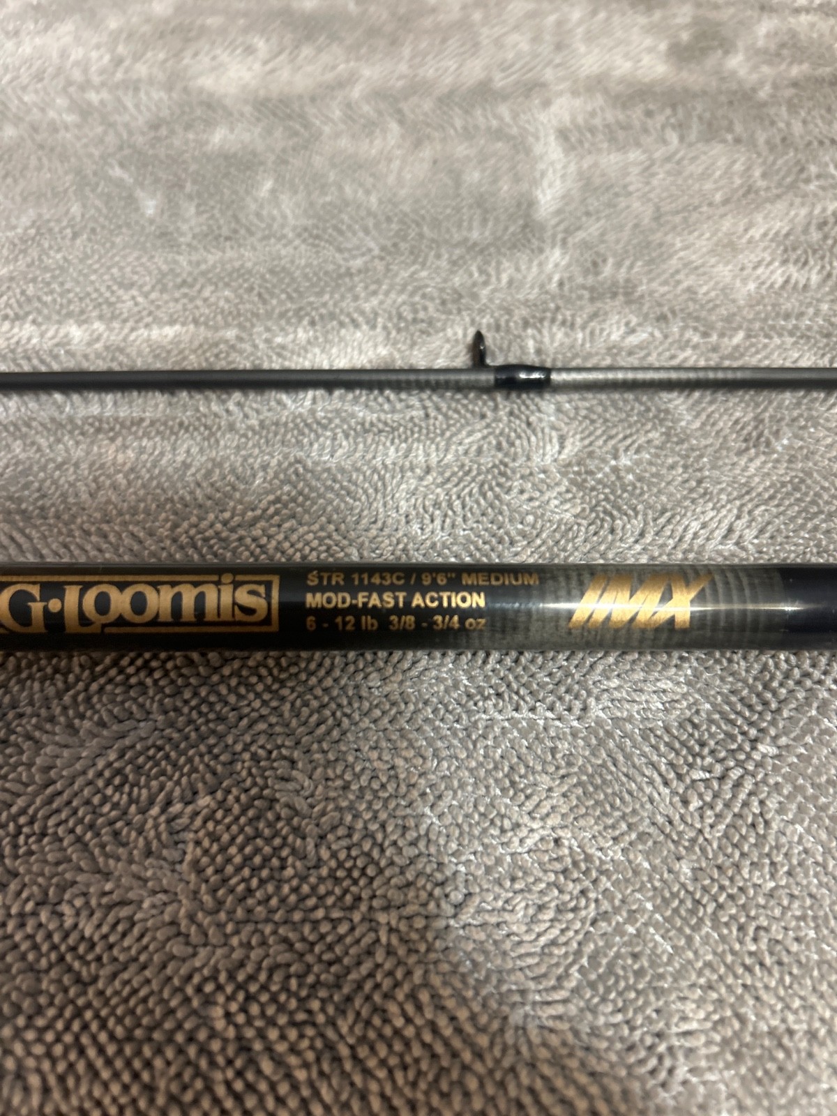 RARE G loomis str 1143C 9’6″ 6-12lb casting fishing rod