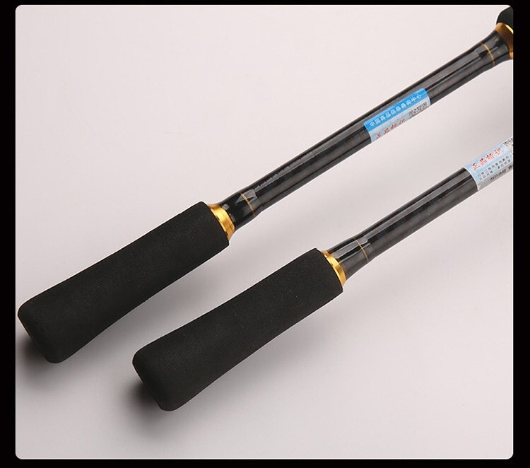 1.65M/1.8M Carbon Fiber Fishing Rod Spinning Casting Fishing Rod Pole 2 Sections