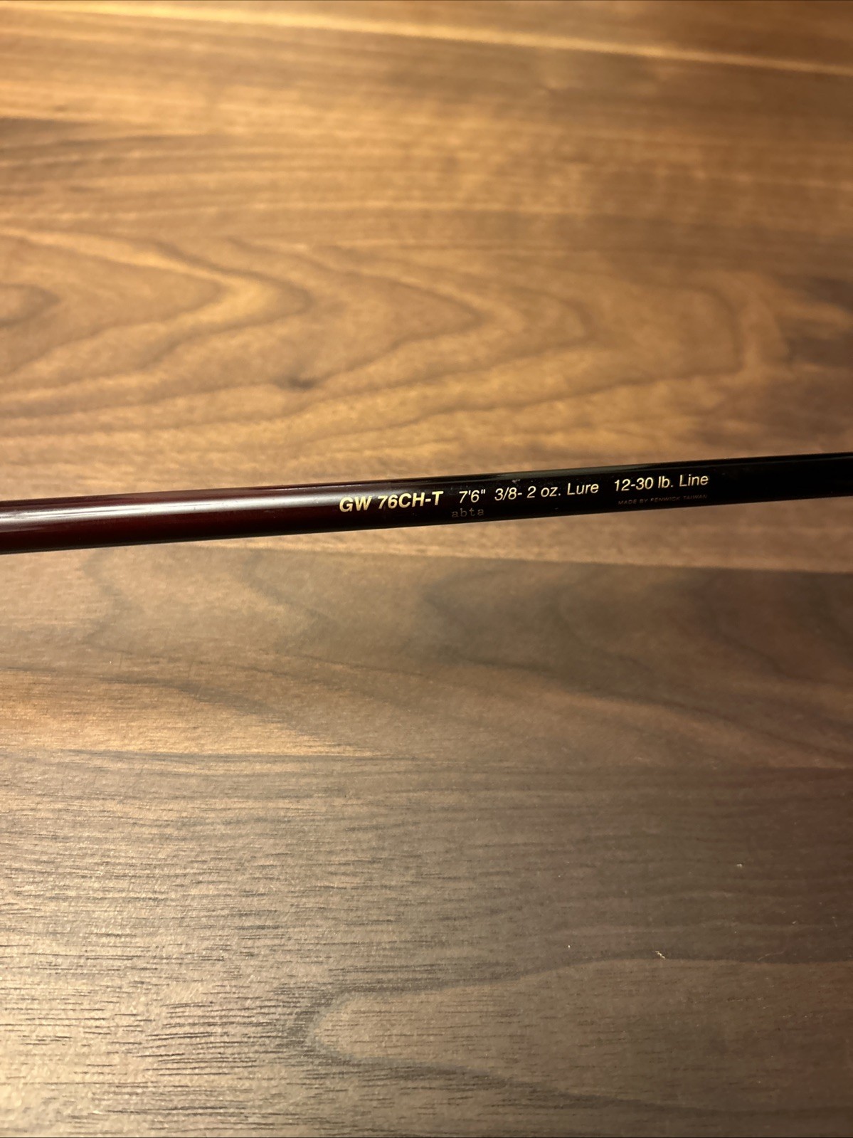 Fenwick Golden Wing GW76CH-T Casting Heavy Rod 7’ 6” 12-30lb 3/8-2oz Coaxial L19