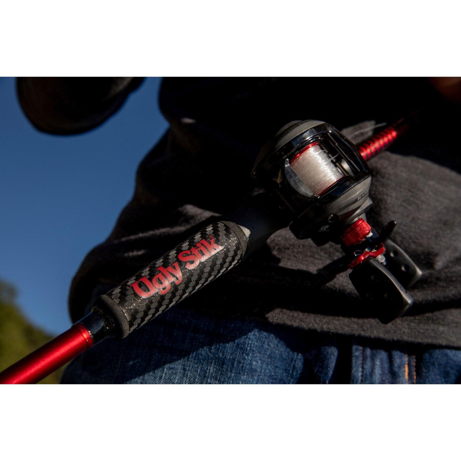 Ugly Stik Carbon Low Profile Baitcast Reel and Fishing Rod Combo