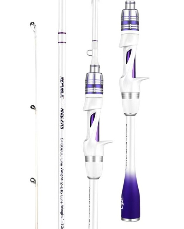 1.68m 1.8m Lure Fishing Rods Carp Carbon Fiber Rod Casting Spinning 2 Sections