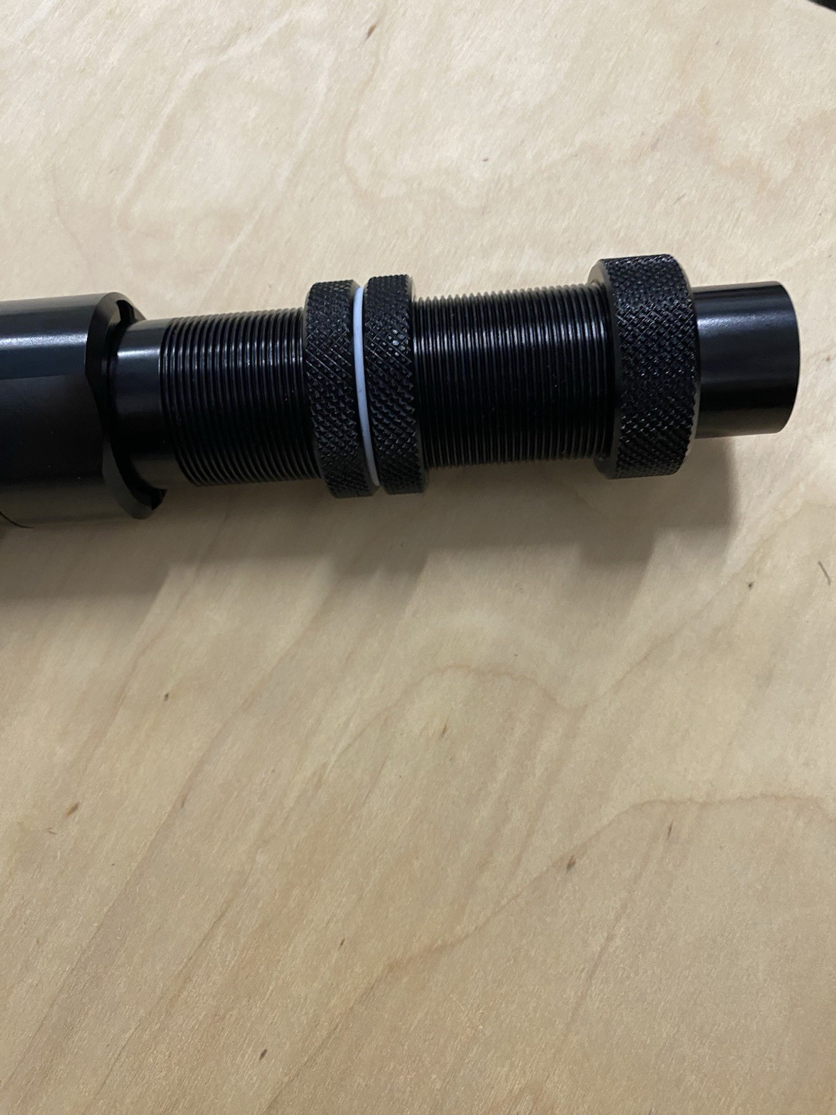 Custom Made Adjustable rod Butt – #4 7 Position Longs – ((Black Or Silver))